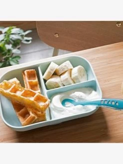 Set Vaisselle 2 Pièces Silicone BEABA Gris Clair - Beaba -Vertbaudet Enfant Promos Magasin set vaisselle 2 pieces silicone beaba 4