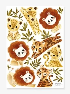 Stickers Animaux Savane Felidae LILIPINSO Bronze - Lilipinso