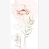 Stickers Géant Coquelicot Poppies LILIPINSO Rose Nude - Lilipinso