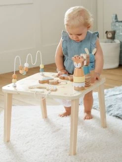 Table D'activités Les Amis De La Forêt En Bois FSC® Vert - Vertbaudet -Vertbaudet Enfant Promos Magasin table dactivites les amis de la foret en bois fsc 2