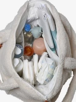 Tapis à Langer De Voyage LOVELY NATURE Blanc Imprimé - Vertbaudet -Vertbaudet Enfant Promos Magasin tapis a langer de voyage lovely nature 5