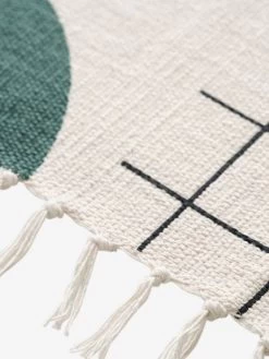 Tapis Arty Bleu / Multicolore - Vertbaudet -Vertbaudet Enfant Promos Magasin tapis arty 5