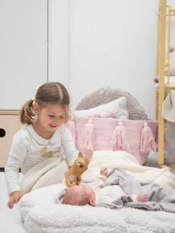 Tapis Coton Lavable Ailes Puffy Wings LORENA CANALS Bleu Grisé - Lorena Canals -Vertbaudet Enfant Promos Magasin tapis coton lavable ailes puffy wings lorena canals 2