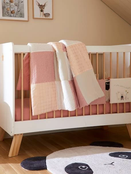 Tapis De Sol Patchwork GIRLY VICHY Rose / Multicolore - Vertbaudet 2 Tapis De Sol Patchwork GIRLY VICHY Rose / Multicolore - Vertbaudet – Image 2