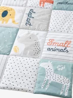 Tapis De Sol Patchwork Jungle Baby Multicolore - Vertbaudet -Vertbaudet Enfant Promos Magasin tapis de sol patchwork jungle baby 3