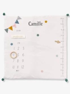Tapis Photo Bébé Personnalisable écru / Vert - Vertbaudet -Vertbaudet Enfant Promos Magasin tapis photo bebe personnalisable 2