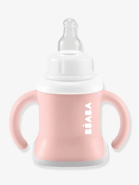 Tasse D'apprentissage BEABA 'Evoluclip' 3 En 1 Old Pink - Beaba 2 Tasse D'apprentissage BEABA 'Evoluclip' 3 En 1 Old Pink - Beaba – Image 2