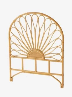 Vertbaudet Enfant Promos Magasin 24 Tête De Lit Rotin Enfant Fleur Naturel - Vertbaudet