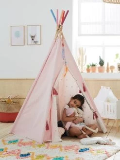 Tipi Réversible Petite Sioux Rose - Vertbaudet -Vertbaudet Enfant Promos Magasin tipi reversible petite sioux 4