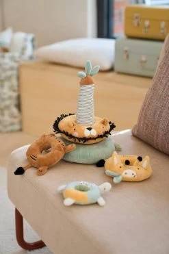 Tour à Empiler En Tissu TANZANIE Multicolore - Vertbaudet -Vertbaudet Enfant Promos Magasin tour a empiler en tissu tanzanie 4